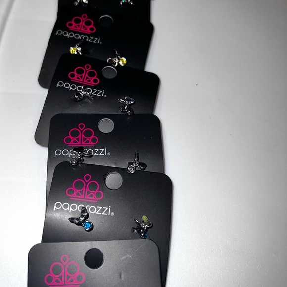 Black Diamond Stud Earrings For Children